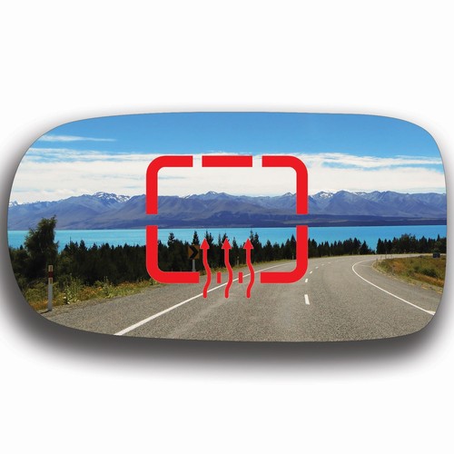 Blau spiegelglas links - blau,
