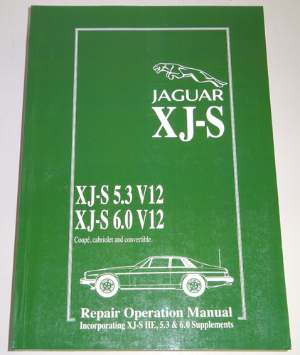 Werkstatthandbuch jaguar xjs - jaguar,