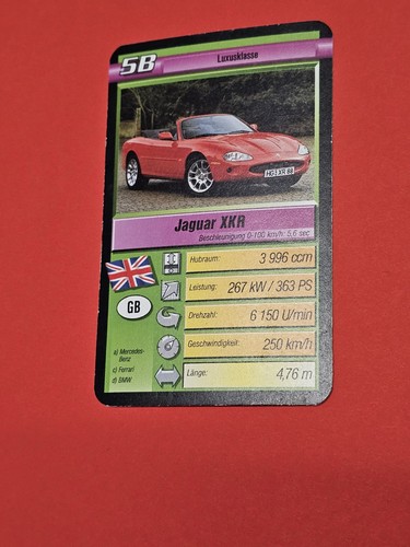 Jaguar xkr einzelkarte - -,